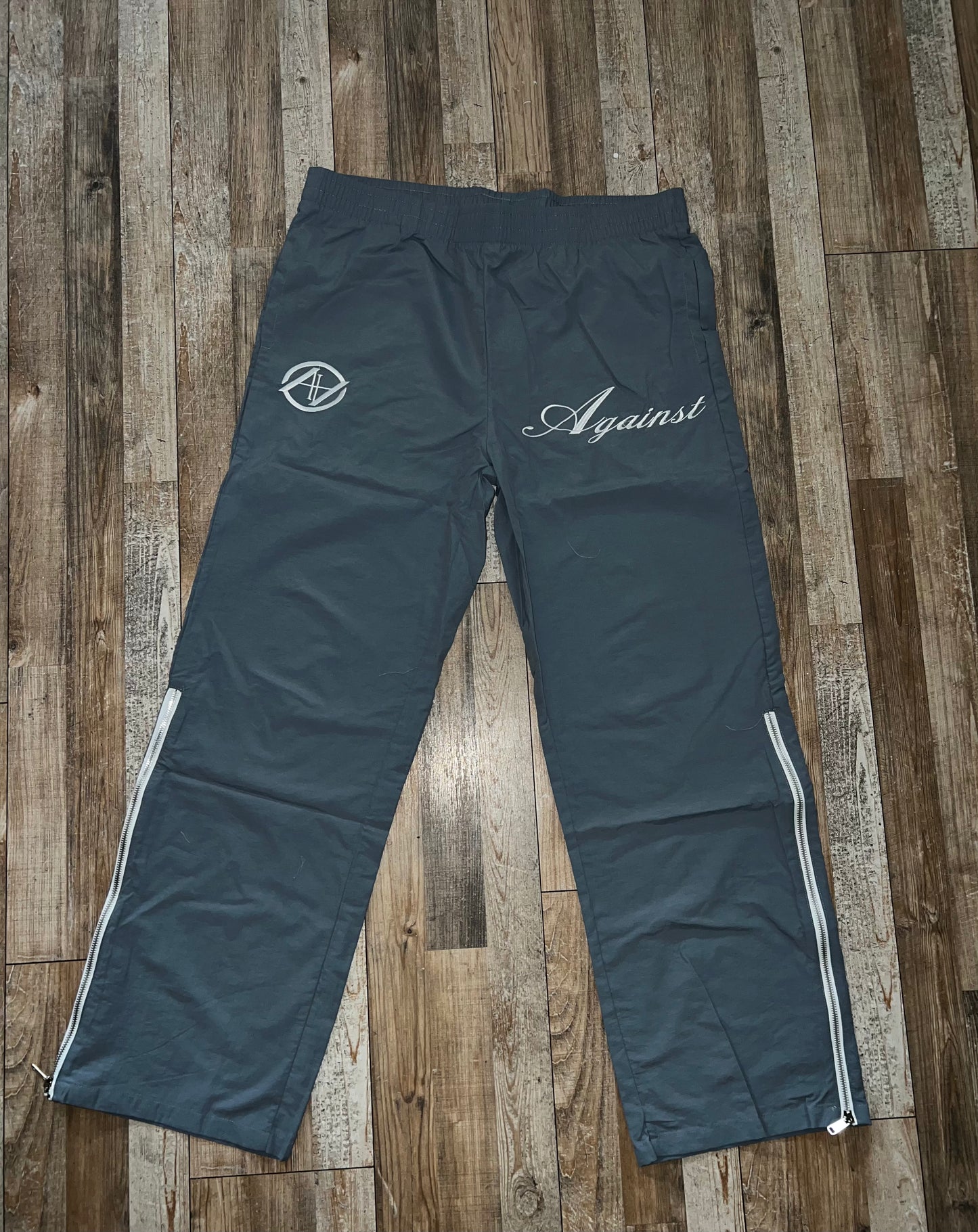 Blue “Against” Pants