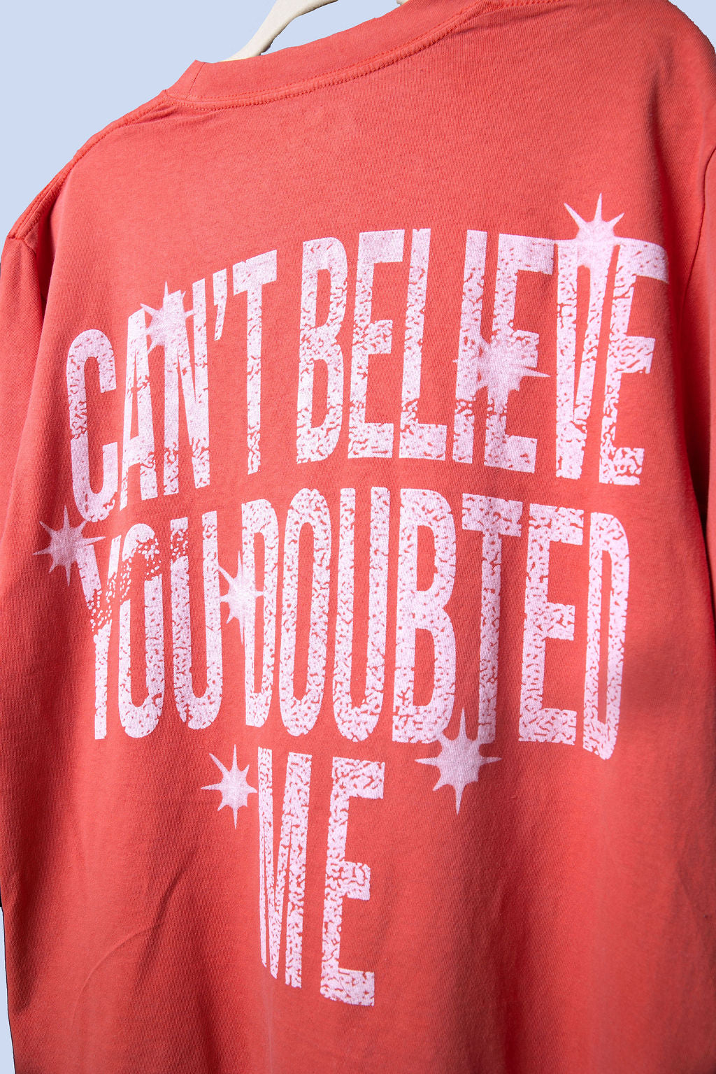 Oversized Red Against All Odds Tee