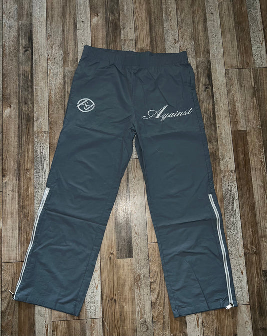 Blue “Against” Pants