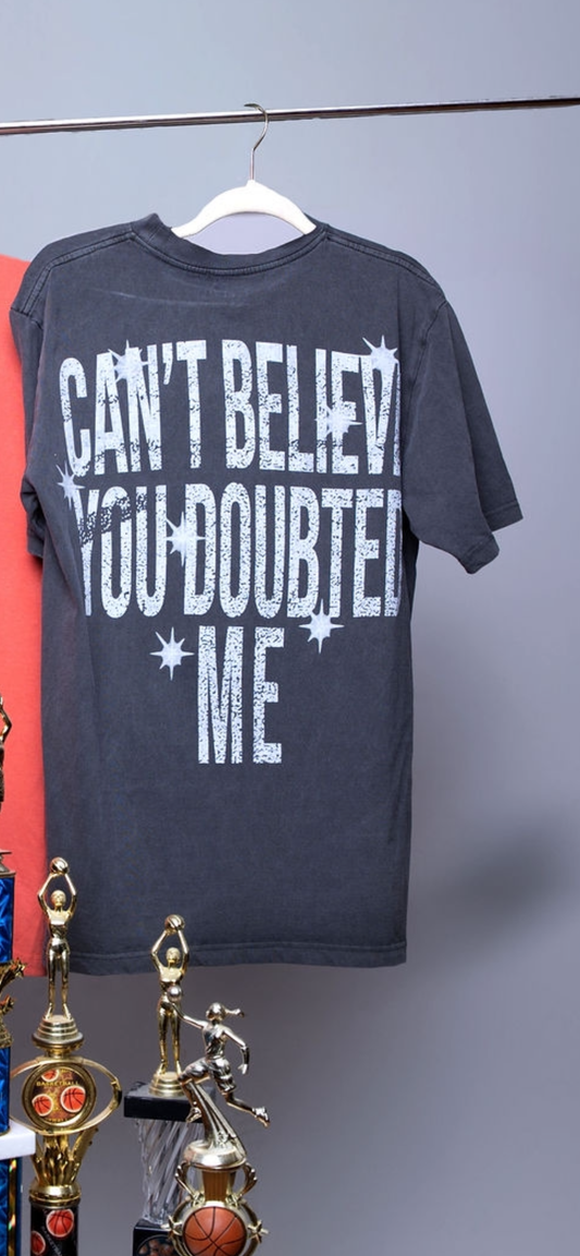 Oversized Black Against All Odds Tee