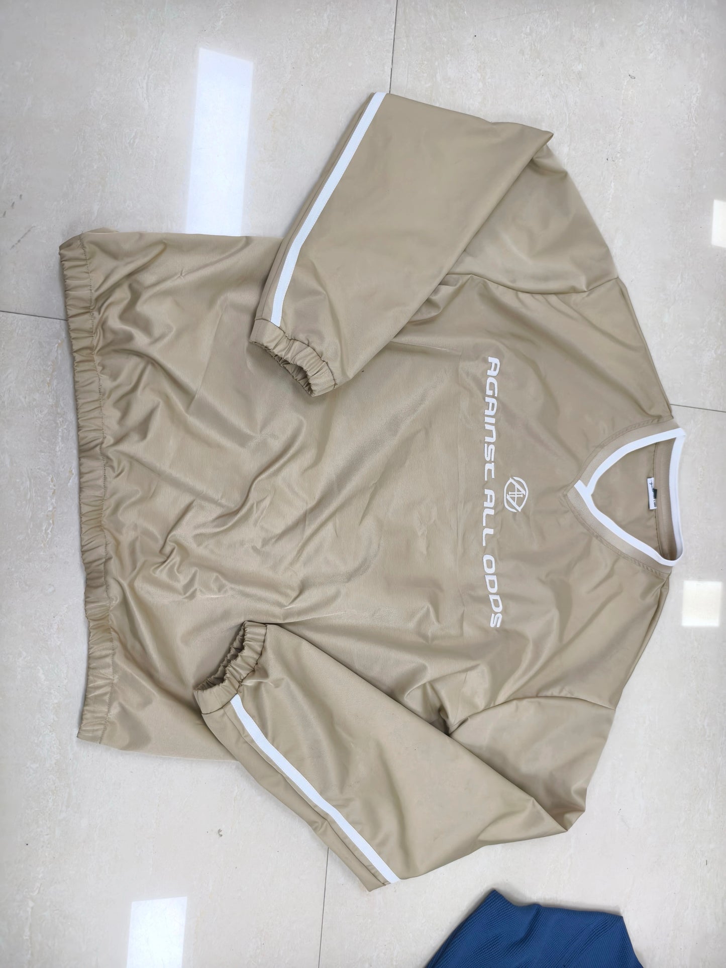 Tan Nylon Pullover